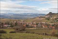 Vue sur Yronde  et le Sancy